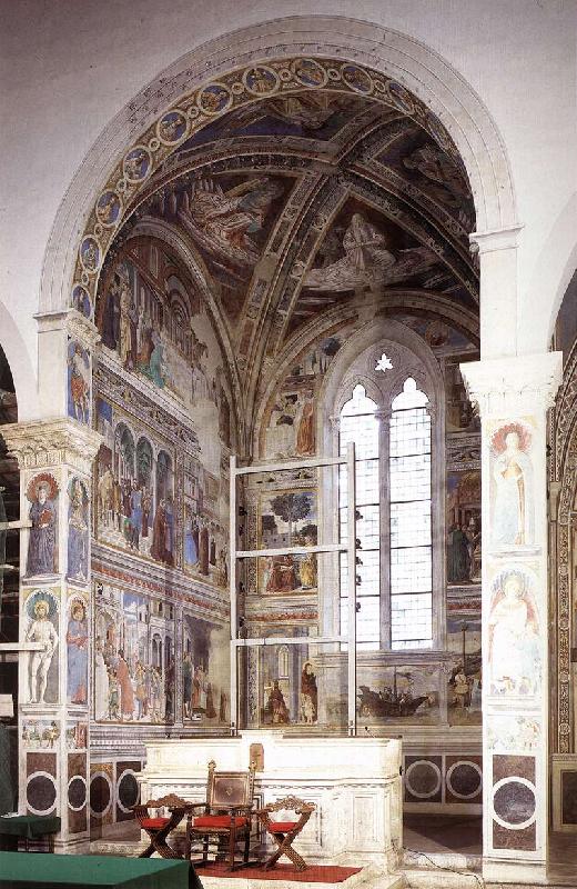 GOZZOLI, Benozzo View of the apsidal chapel fh oil painting image